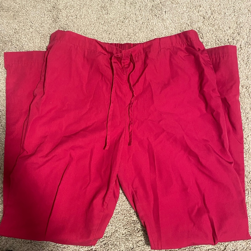 Cherokee dark pink Scrub pants